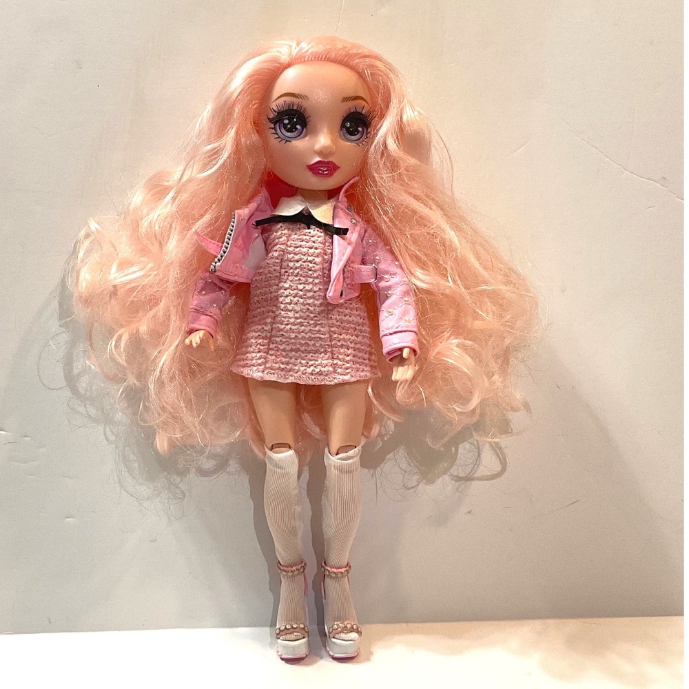 Rainbow High Bella Parker Series 2 Pink Fashion Doll with Tweed Dress and Jacket